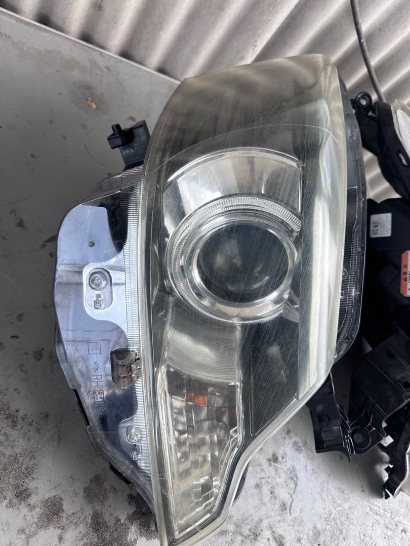 H26年式 スズキ スペーシア カスタム MK32S 純正 右 左ヘッドライト