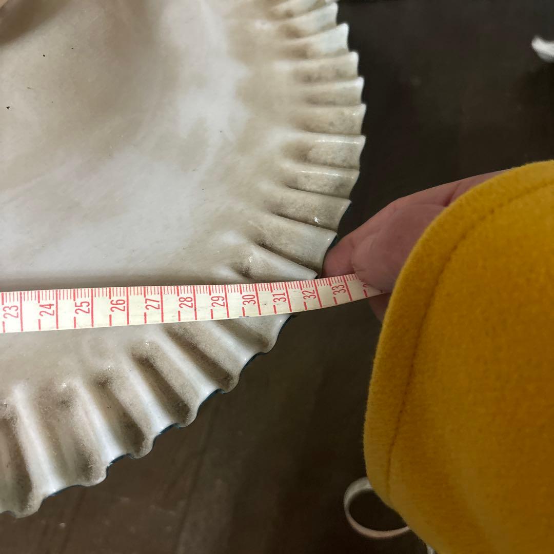 アンティークオイルランプ クリーム色