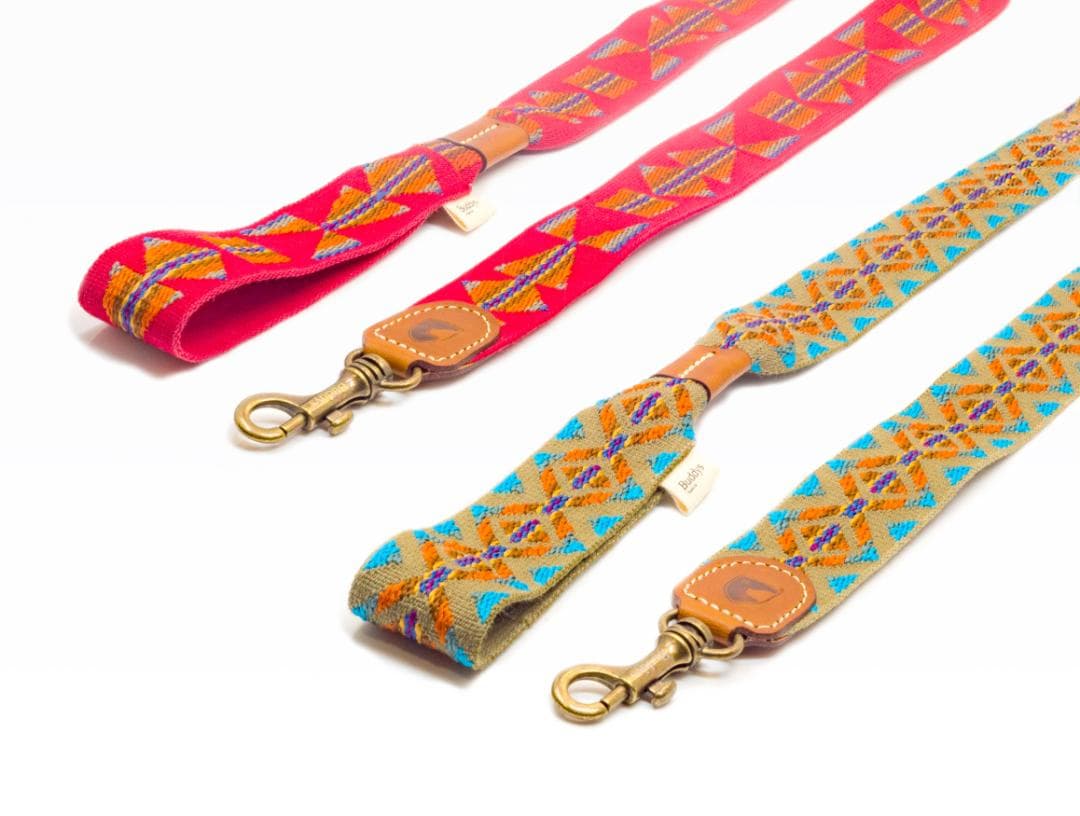 Etna Red スペイン製 高級犬用リード（小型犬　中型犬）