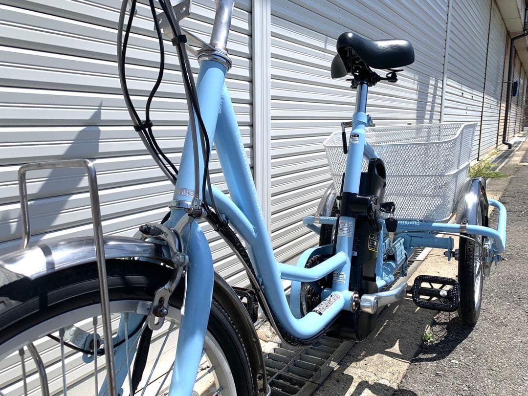 送料無料 電動アシスト三輪自転車 24V10Ah 20-16インチ 動作確認済