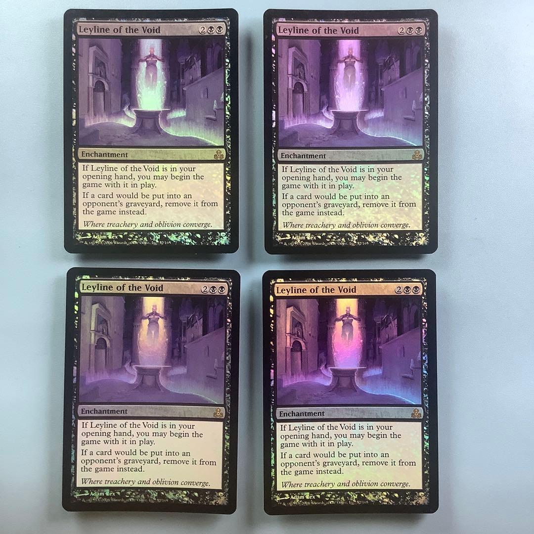 虚空の力線/Leyline of the Void GPT英語foil4枚セット