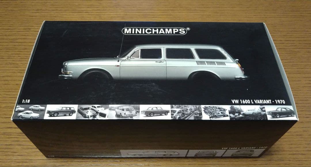 ミニチャンプス 1/18 フォルクスワーゲン 1600L バリアント シルバー