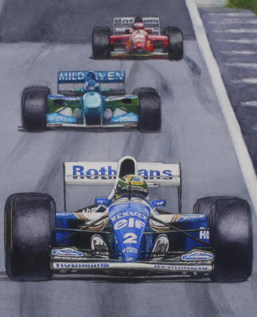 Imola 1994 FW16 アイルトン・セナ 水彩画