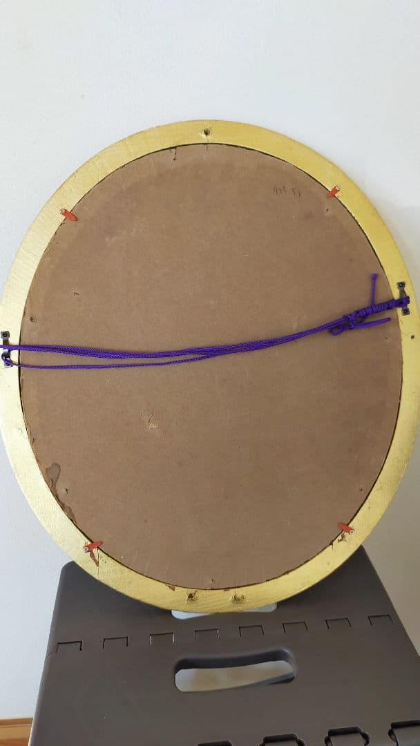 アンティークパステル画　 少女の肖像画