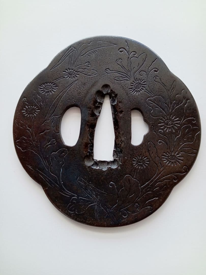 鍔(鐔)　古金工　桃山時代