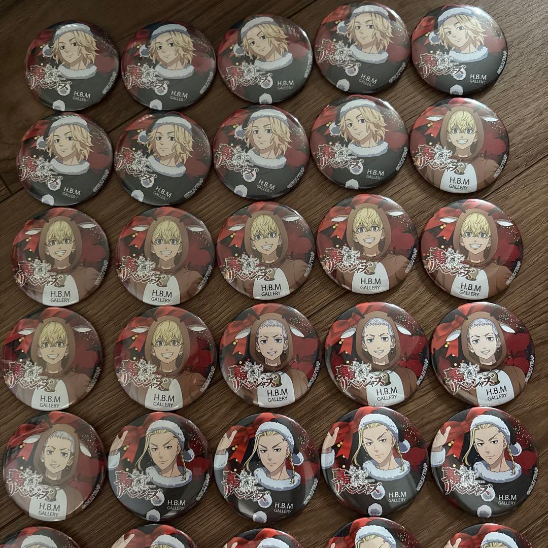 m*a様 東京リベンジャーズ 佐野万次郎 缶バッジ くじ マイキー 缶バッジ　4