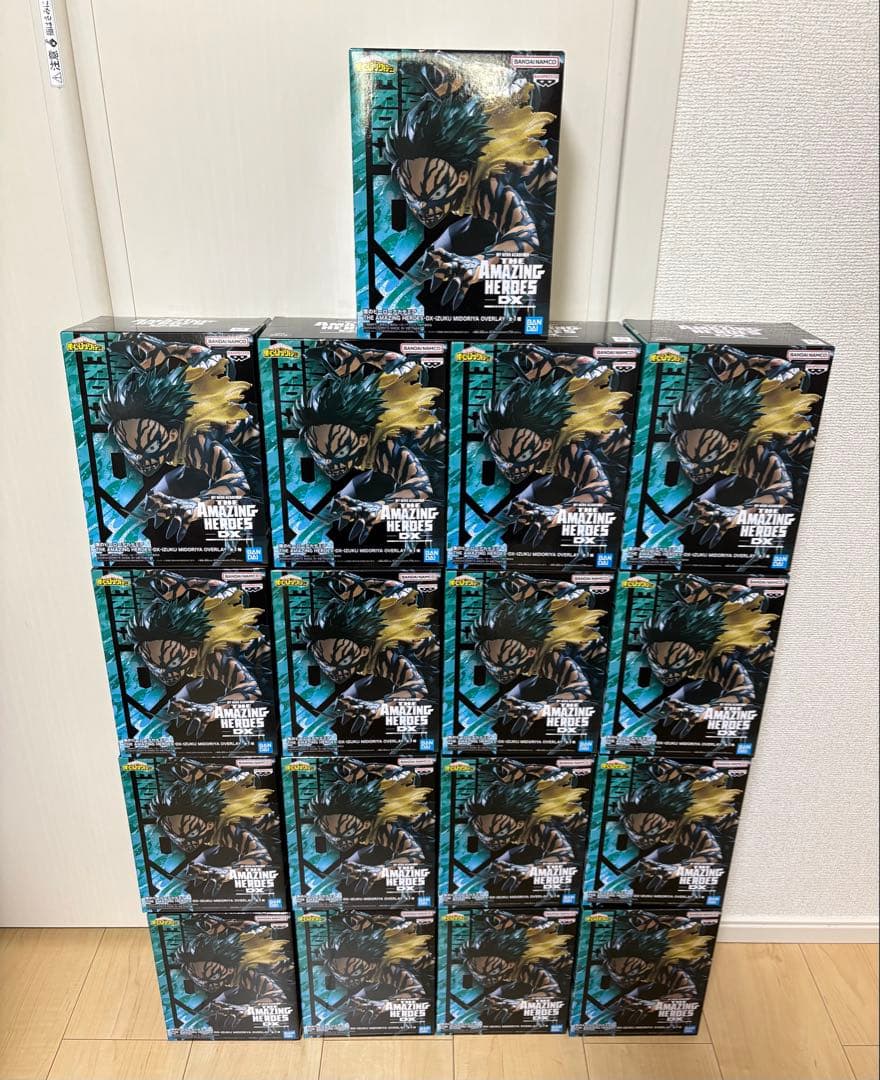 ヒロアカ　THE AMAZING HEROES-DX- 緑谷出久　17体セット
