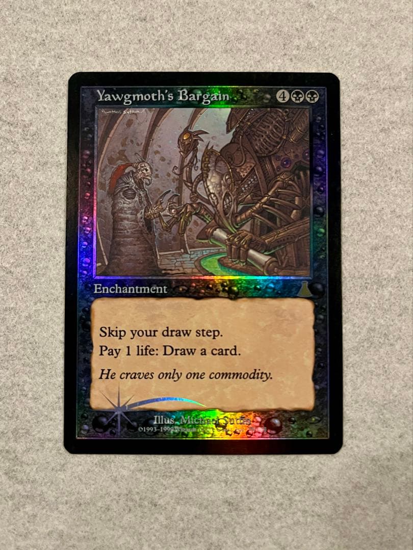 foil英語版ヨーグモスの取引Yawgmoth's Bargain