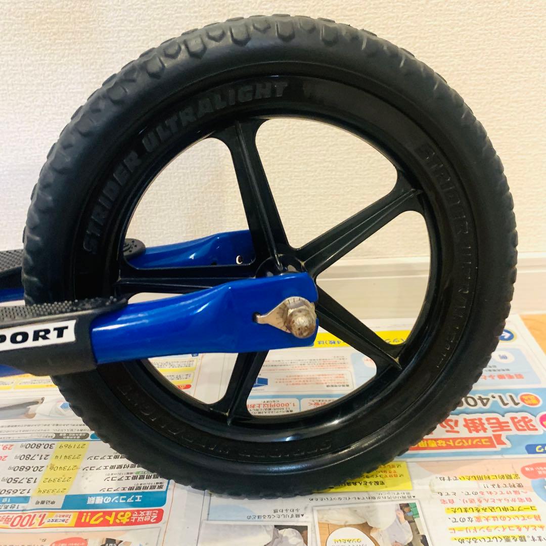 ストライダー STRIDER 12 スポーツモデル バランスバイク ブルー 青