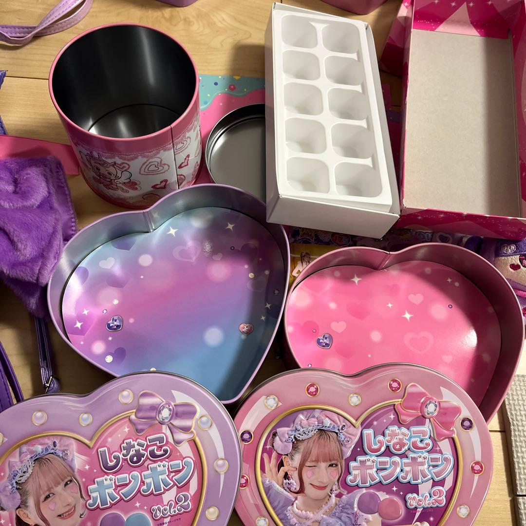 しなこキャンディポーチ　しなこちゃん　しなこグッズ　まとめ売り　空箱　人形