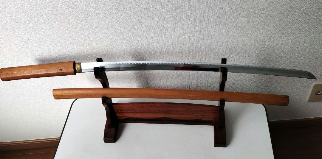 日本刀　白鞘入　打刀　模造刀　美品