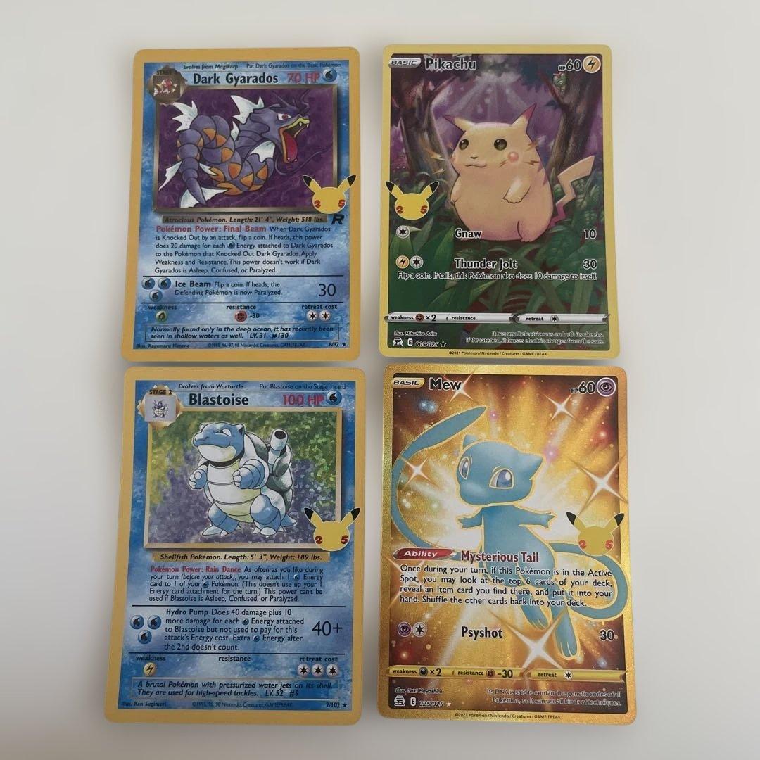 ポケモンカード　25th ミュウ　英語版　他