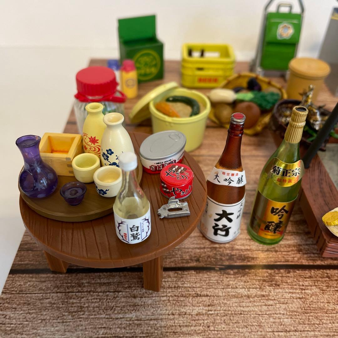 リーメント ぷちサンプル ミニチュア●田舎の台所 囲炉裏 かまど 昭和レトロ