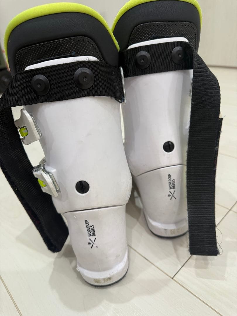 HEAD 子ども用 21/21.5cm ホワイト/イエロー