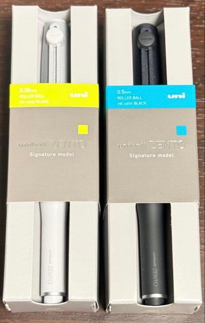 新品未使用 uni uniball ZENTO シグネチャーモデル 2種セット