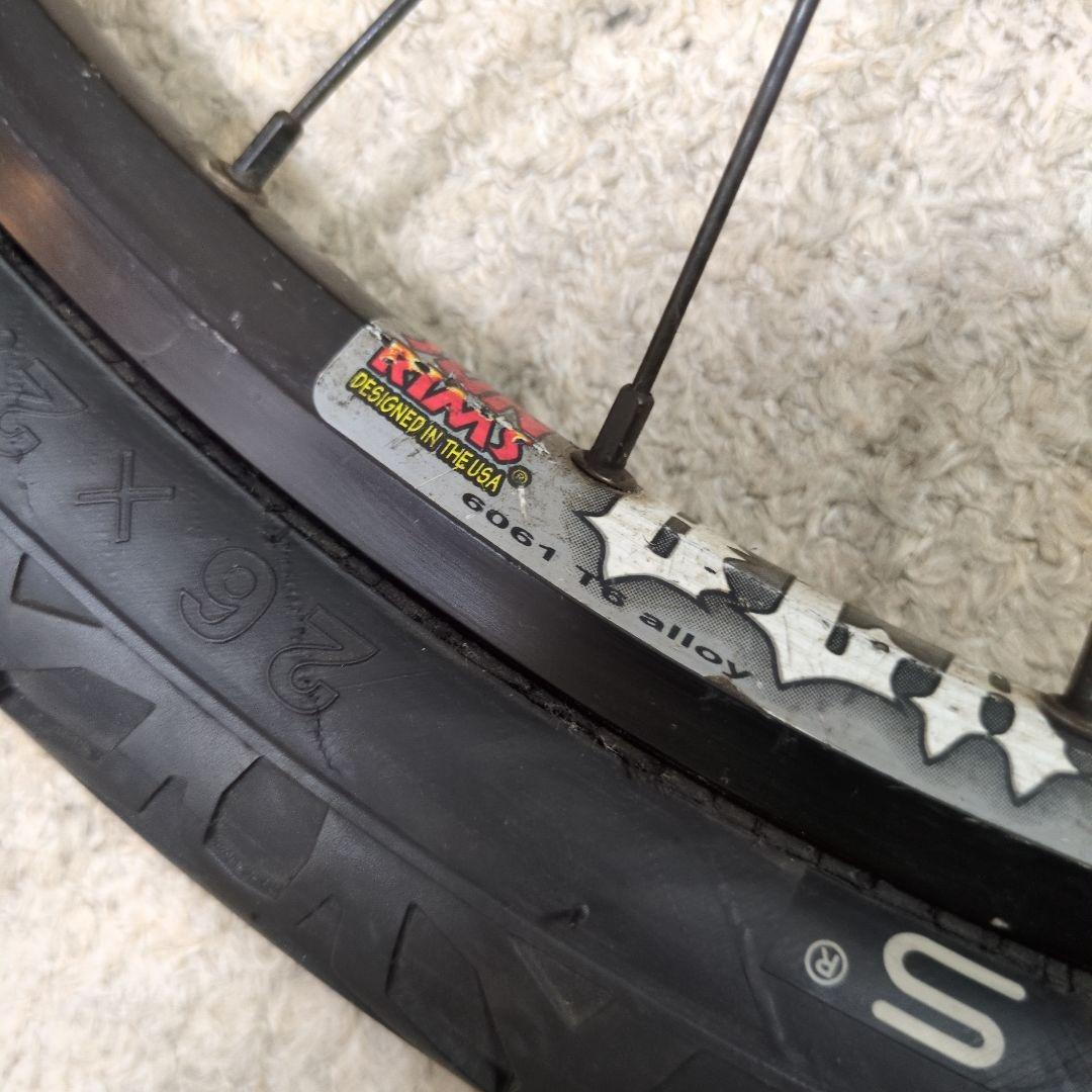 MTB 26インチホイールセット　SUNRIMS BLACKEYE