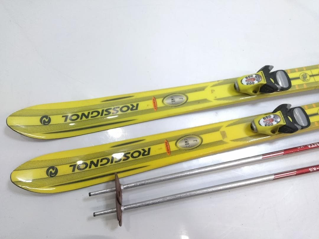 ジュニアスキー4点セット ロシニョール 130cm ブーツ 22cm ◇