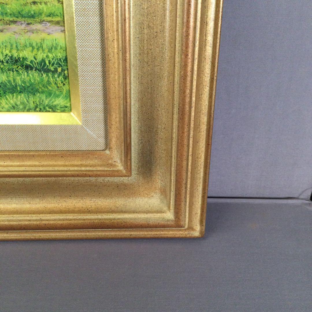 藤坂利則　「梅咲くころ」６号　油彩　福島県川俣町郊外