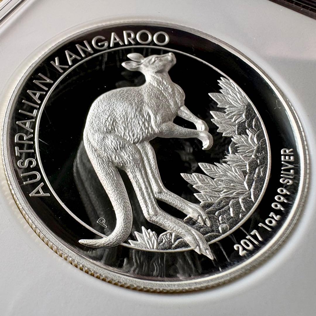 2017 オーストラリア カンガルー 1ドル 銀貨 NGC PF70 UC