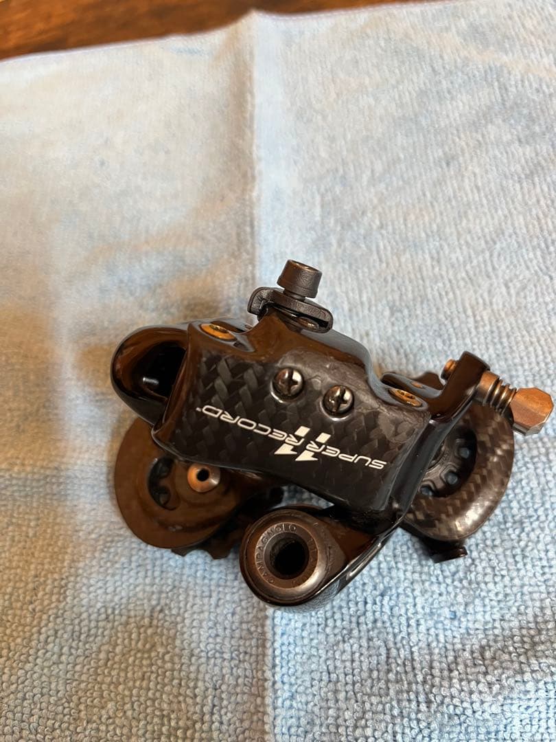 カンパニョーロ　スーパーレコード11速用クランク、前後ディレイラー、前後ブレーキ