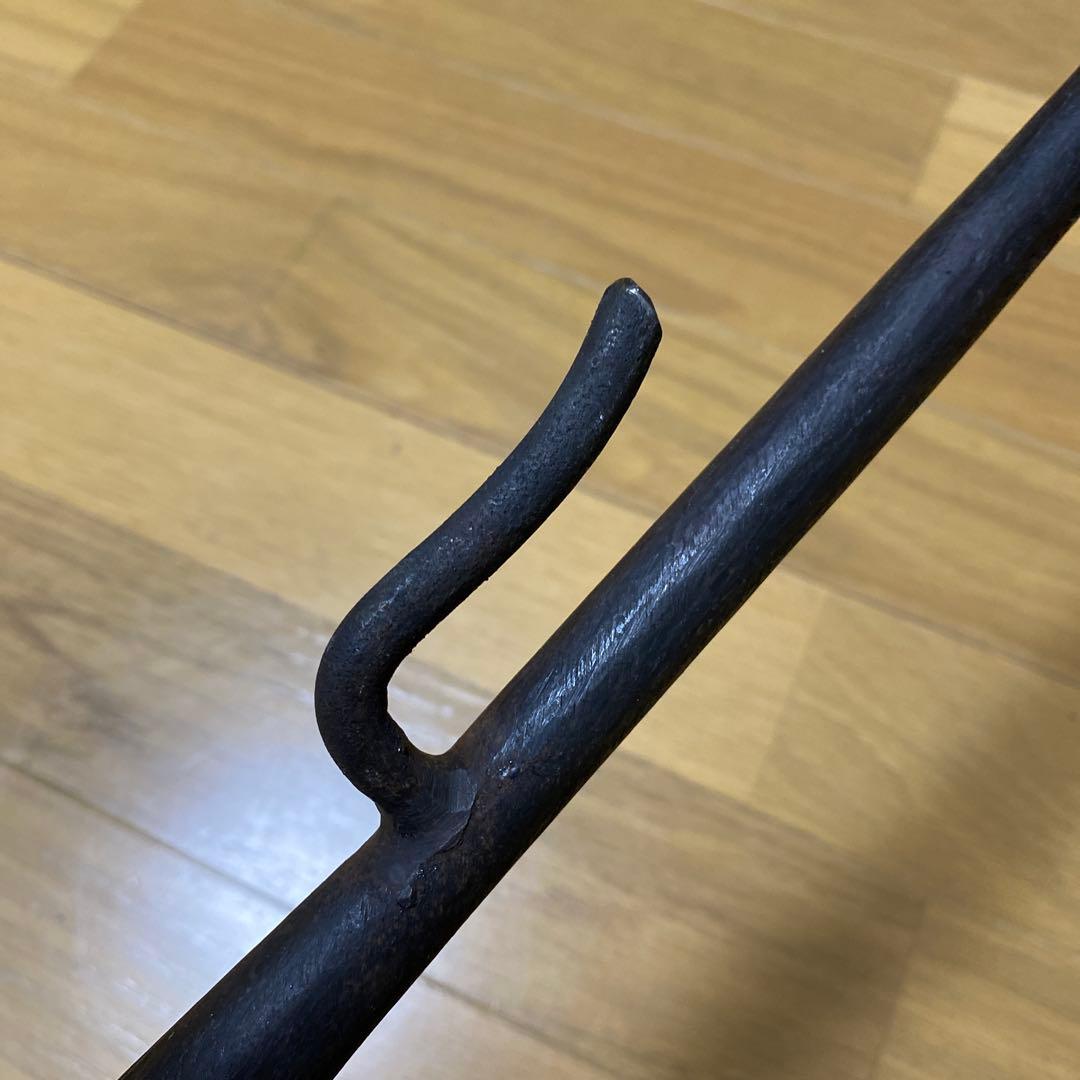 時代品 正宗 在銘 鉄地十手 武具