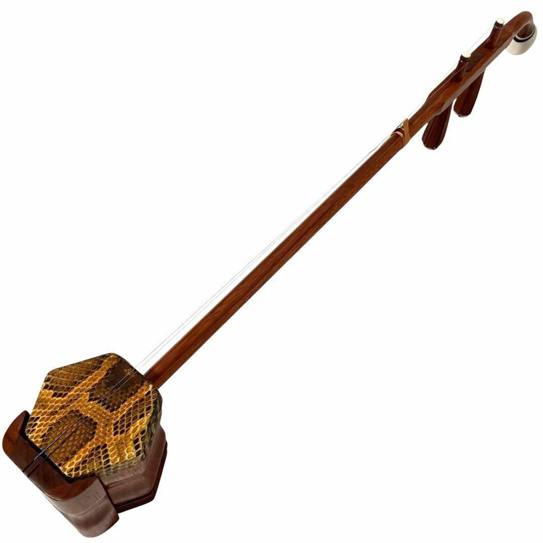 【新品】 蘇州二胡 紅木 胡弓 ヘビ皮 二胡 弦楽器 セミハードケース付き