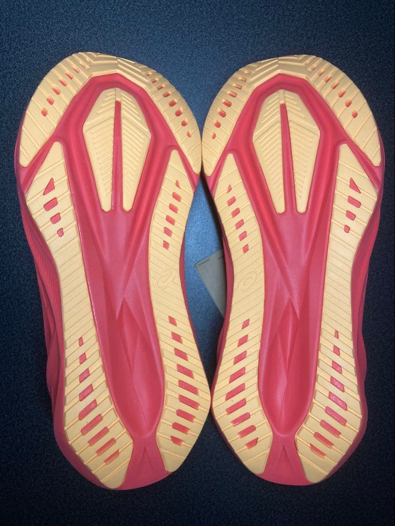 【伊吹藍】未使用・アシックス・ノヴァブラスト5・レッド・27cm