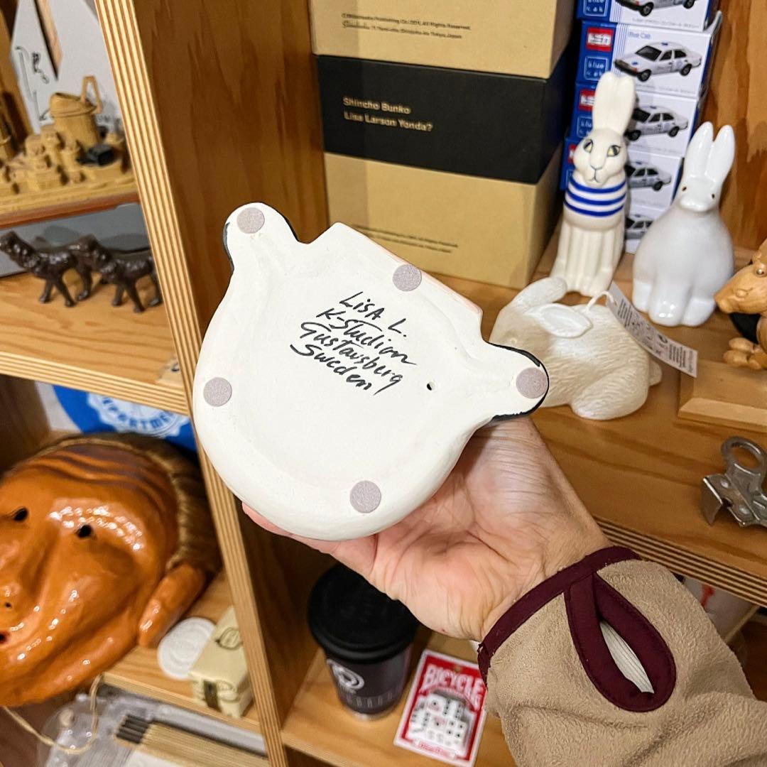 リサ・ラーソンLisaLarsonパンダyonda？新潮文庫非売品オブジェ元箱付