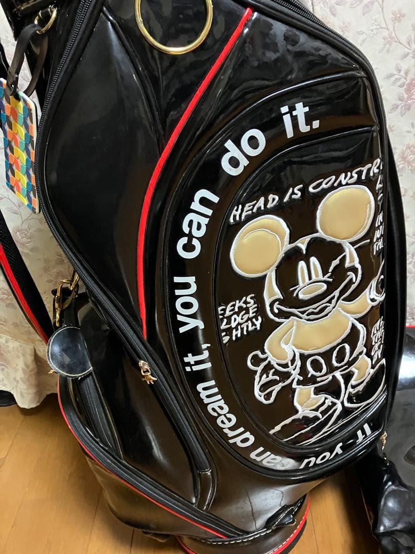 ディズニー　ミッキーマウス ミニーマウス　キャディバッグ　レア 希少　記念モデル