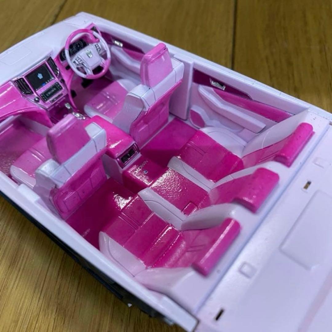 プラモデル完成品 アオシマ 1/24 214クラウンアスリート後期