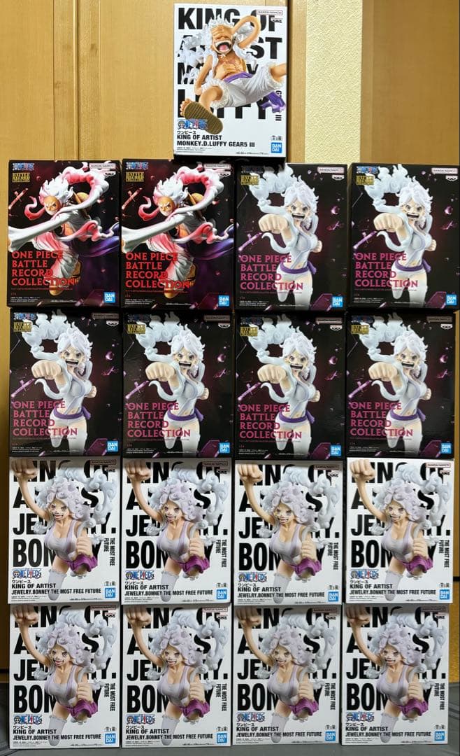 ワンピース　ルフィ ボニー ニカ フィギュア 17個