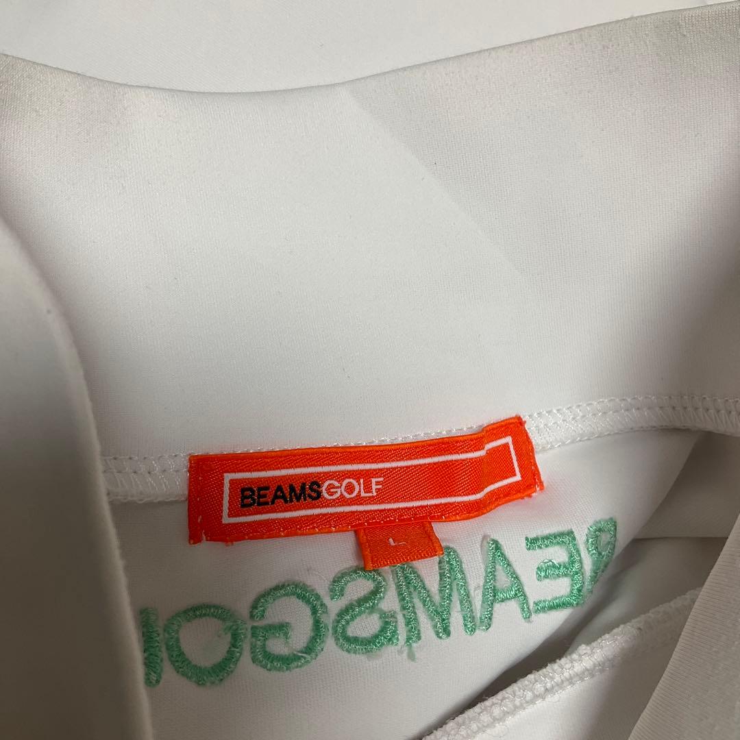【BEAMS GOLF】　別注 フラッグモックネックシャツ　プルオーバー　ロンT