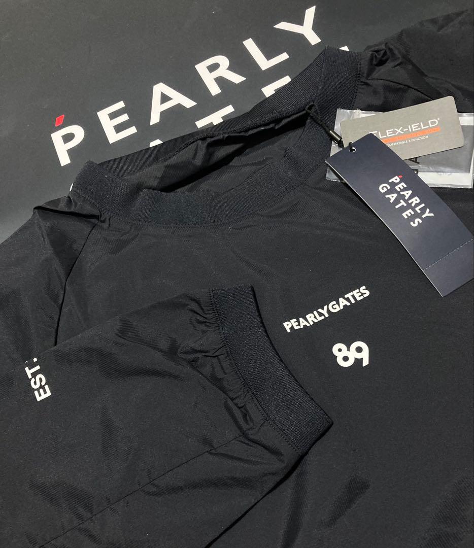 新品 パーリーゲイツ FLEX-IEDストレッチスニードジャック(6)LL/紺