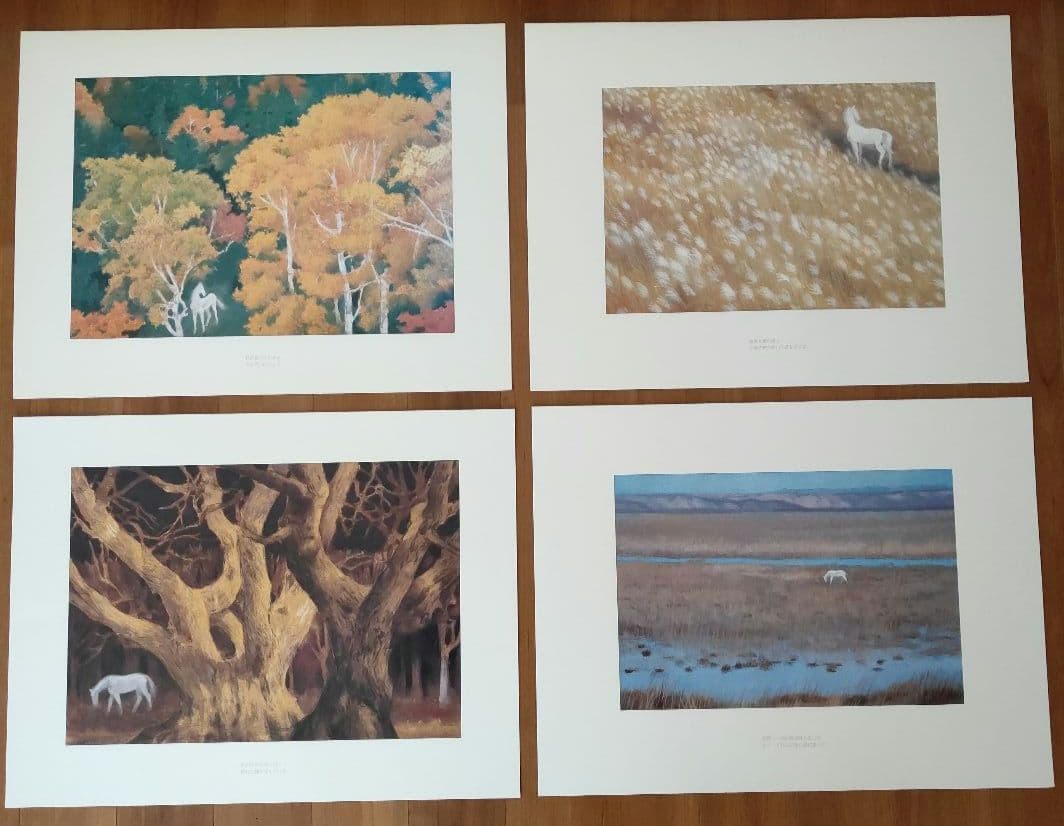 東山魁夷　作品集　白馬幻想