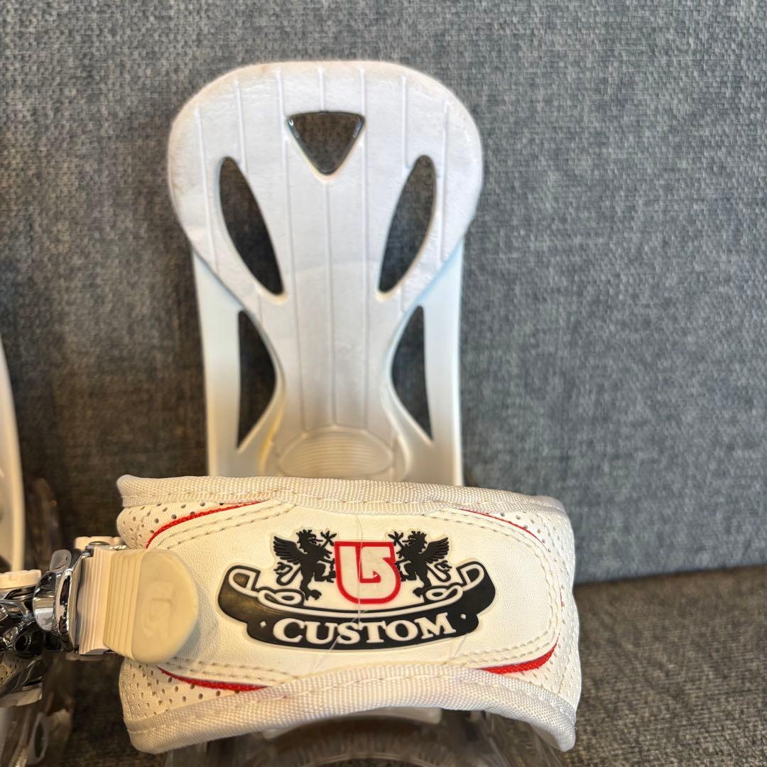 BURTON CUSTOM ビンディング Sサイズ バートン カスタム ホワイト
