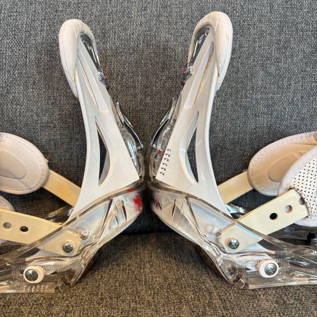 BURTON CUSTOM ビンディング Sサイズ バートン カスタム ホワイト