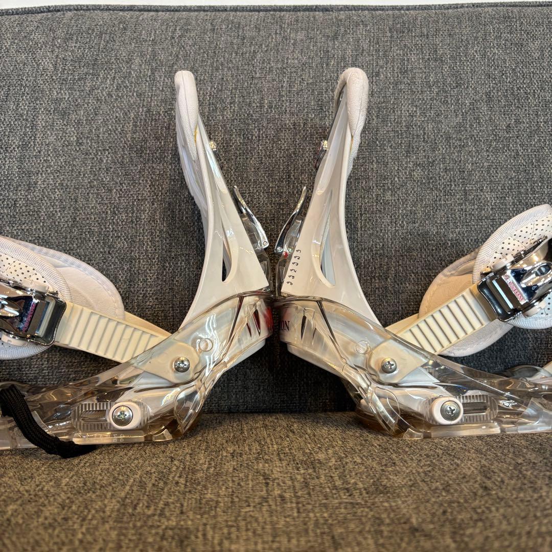 BURTON CUSTOM ビンディング Sサイズ バートン カスタム ホワイト