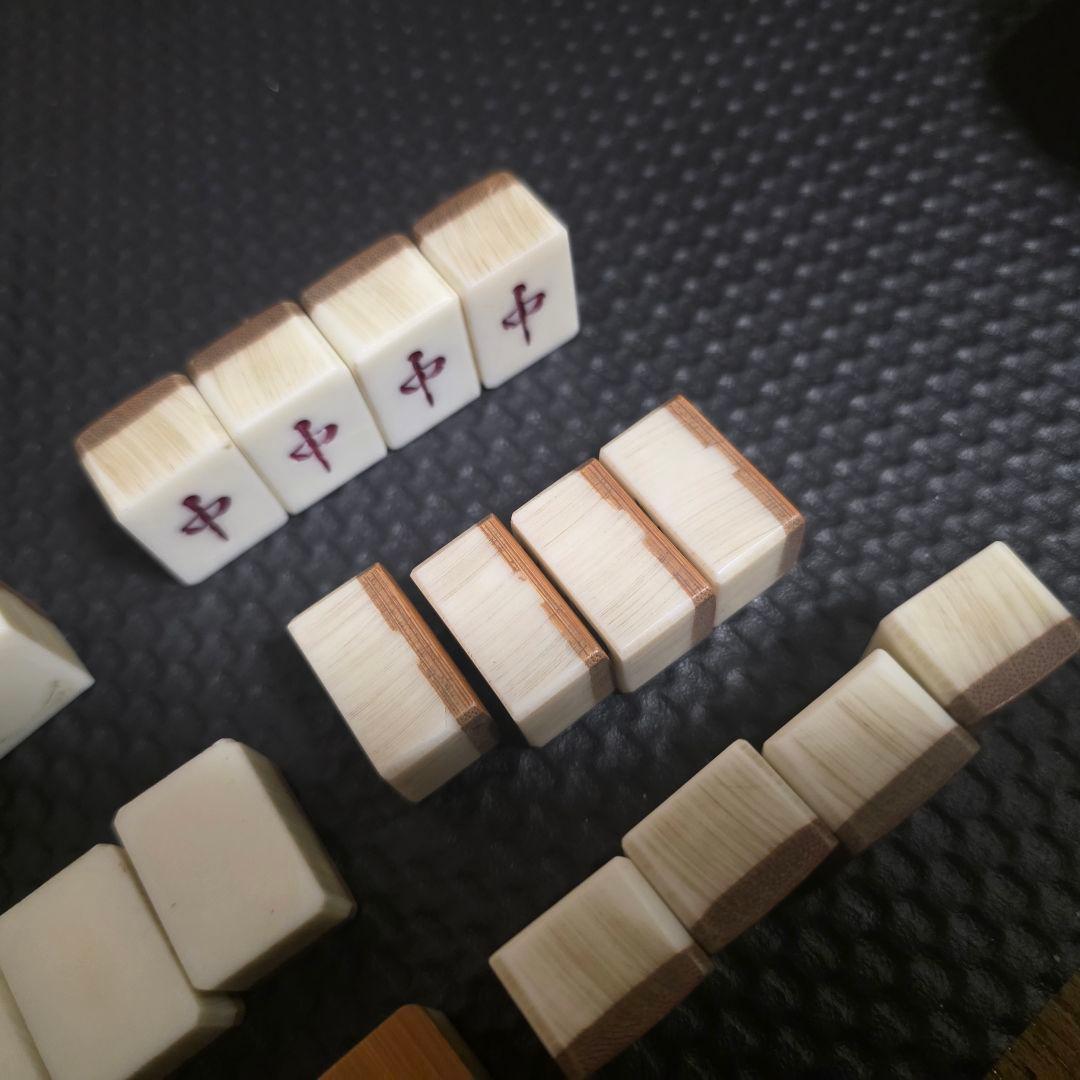 麻雀　麻雀パイ 竹背 骨牌 アンティーク 骨董マージャン　麻雀牌　価格交渉歓迎