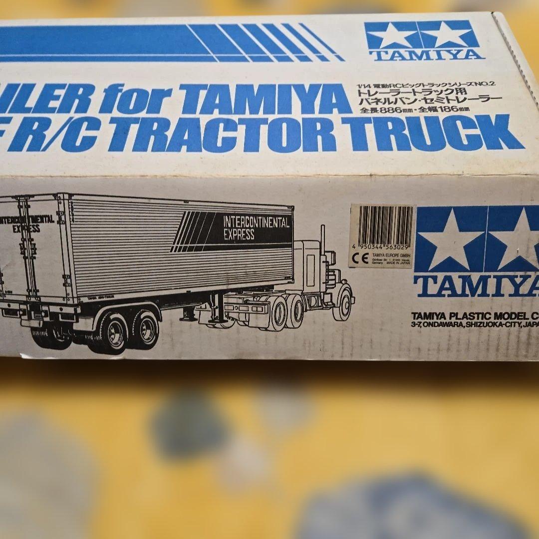 TAMIYA トレーラートラック用 パネルバン・セミトレーラー