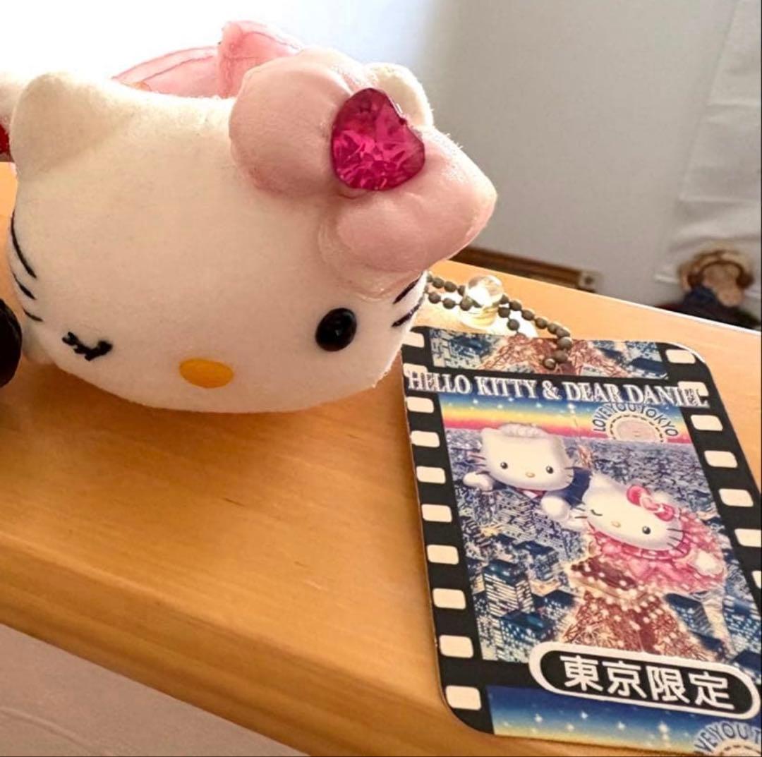 【激レア・2000年製】ハローキティ 東京限定 空飛ぶキティ ぬいぐるみ タグ付