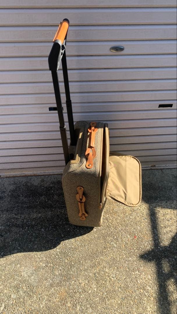 hartmann ツイード/レザー　キャリーケース