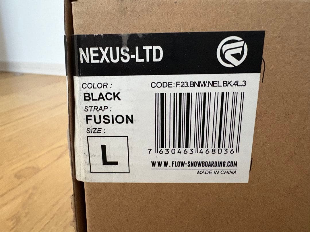 FLOW NEXUS-LTD ビンディング ブラック Lサイズ