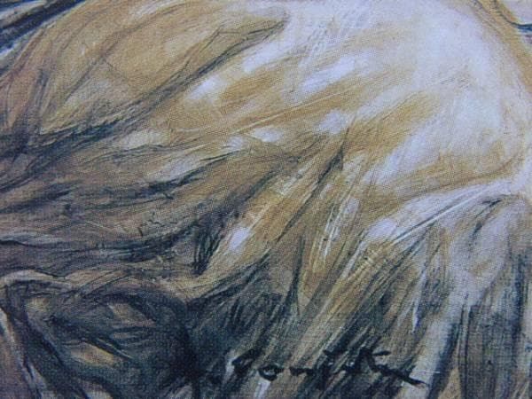 藤田嗣治、【マドンナ】、希少画集画、新品高級額、額装付、状態良好