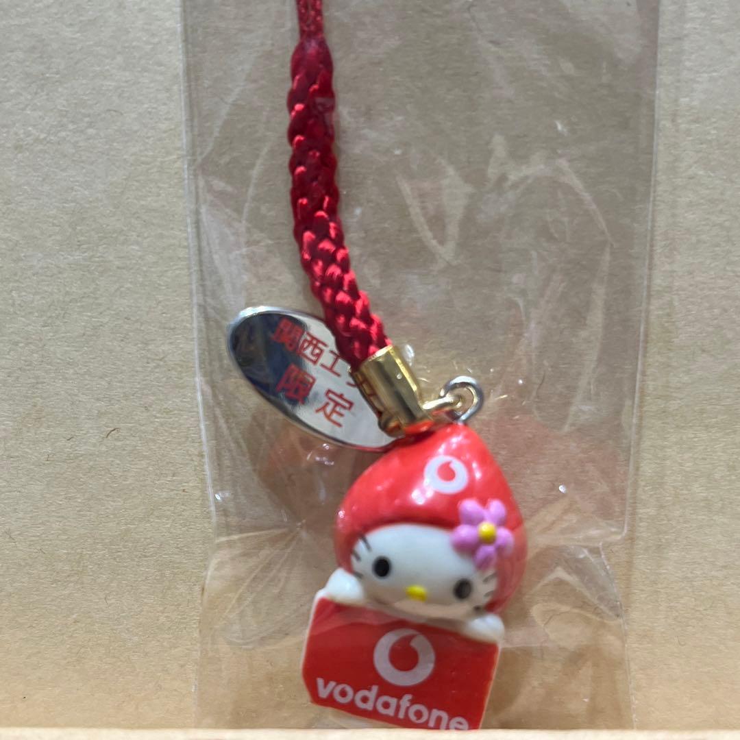 激レア⭐️ボーダフォンキティの根付⭐️2005年⭐️関西エリア限定