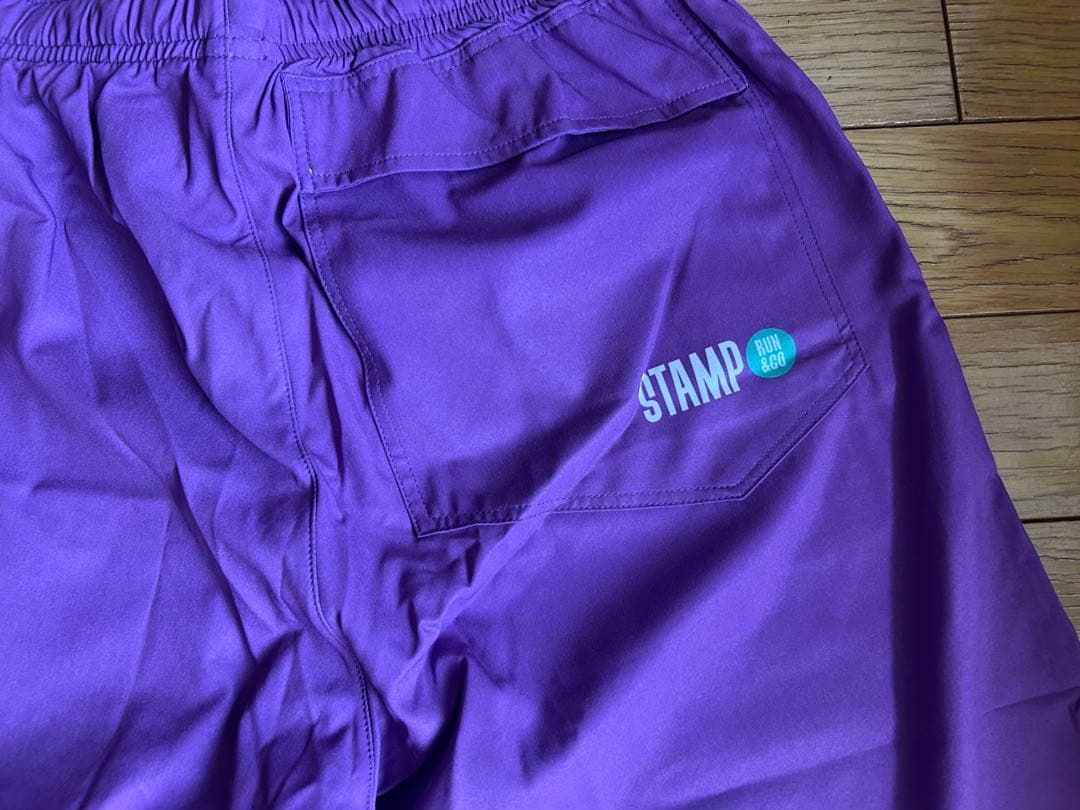 新品タグ付stamp run&co スタンプ3POCKET ジョガーパンツ