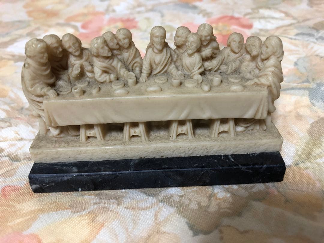 レオナルドダヴィンチ 最後の晩餐 石置物