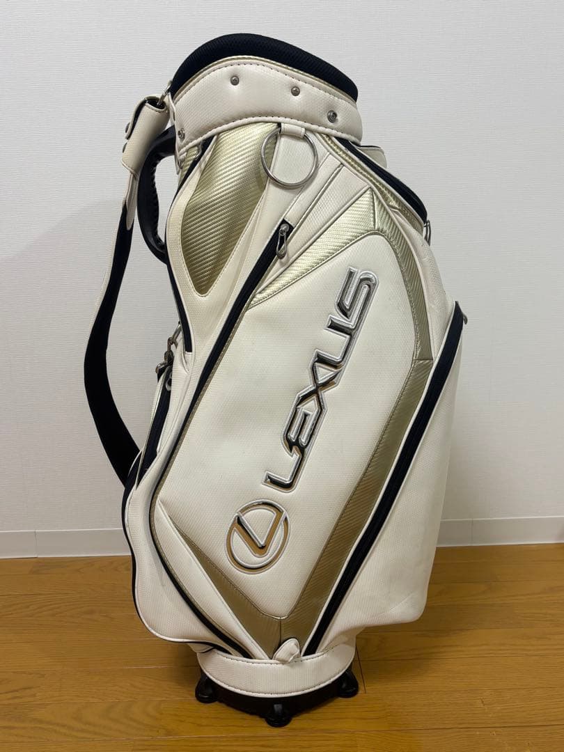 希少　正規品　レクサス　LEXUS キャディバッグ　ゴルフ(フード付)