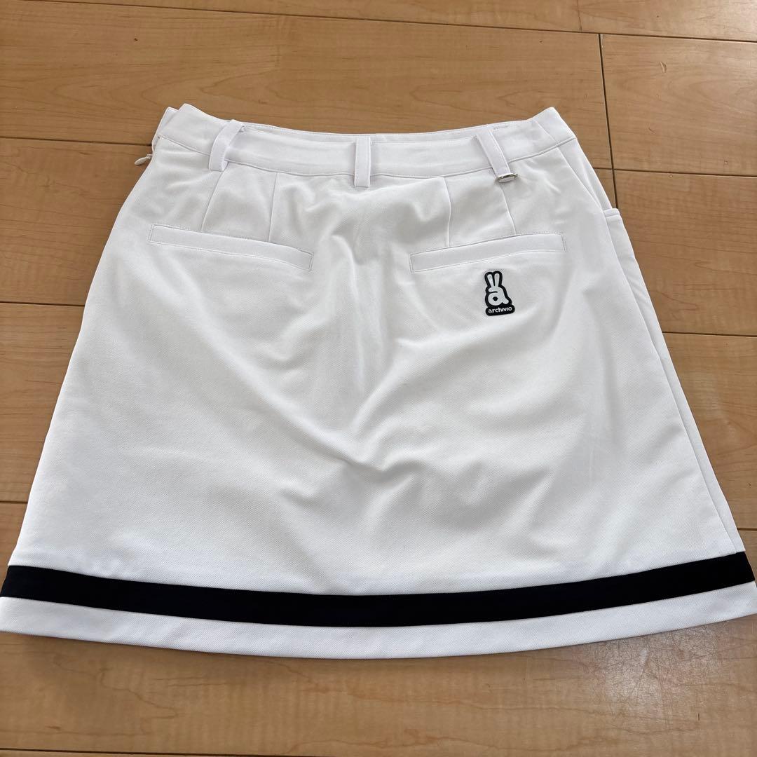新品未使用　アルチビオ　ゴルフ　ウェア スカート 2023年春夏　ホワイト