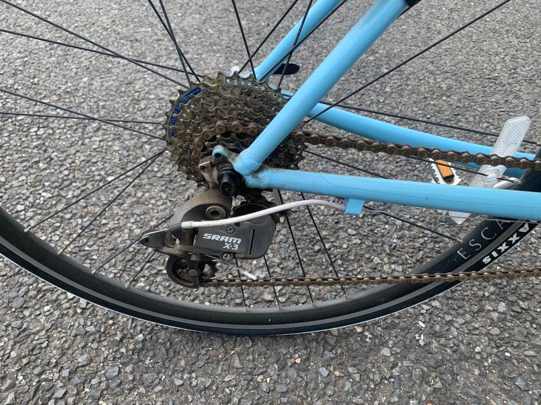 GIANT ESCAPE R3.クロスバイクジャイアント エスケープ水色ジャンク