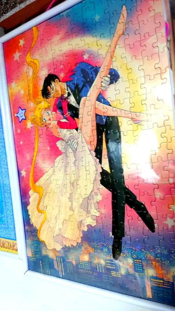 超レア ♯昭和セーラームーン額縁入りジグソーパズル完成品